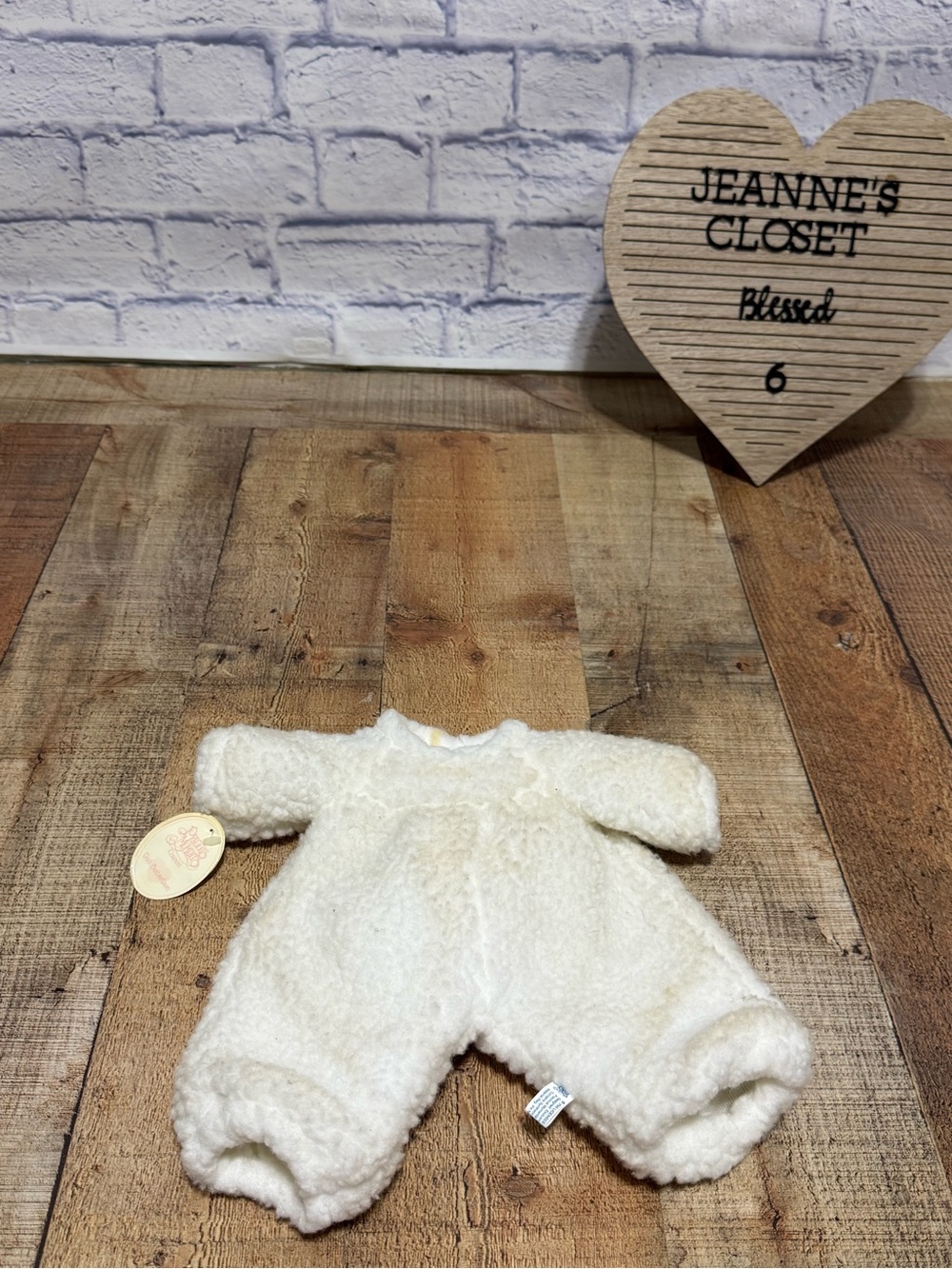 Precious Moments - Cuddles Doll Lamb Outfit Bottom Only Vintage *has Flaws*